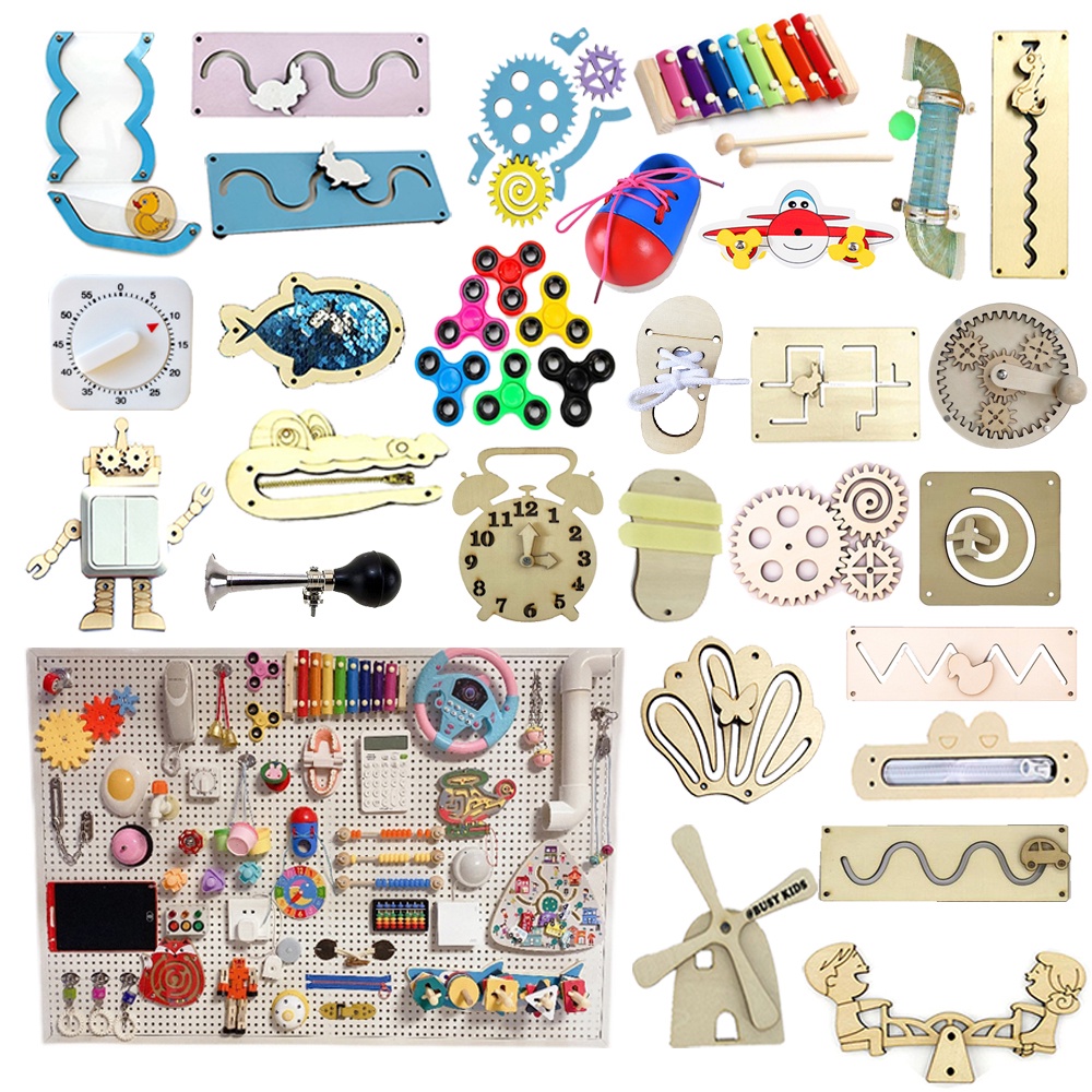 Bảng Đồ Chơi Dạy Học Theo Phương Pháp Montessori DIY Cho Bé