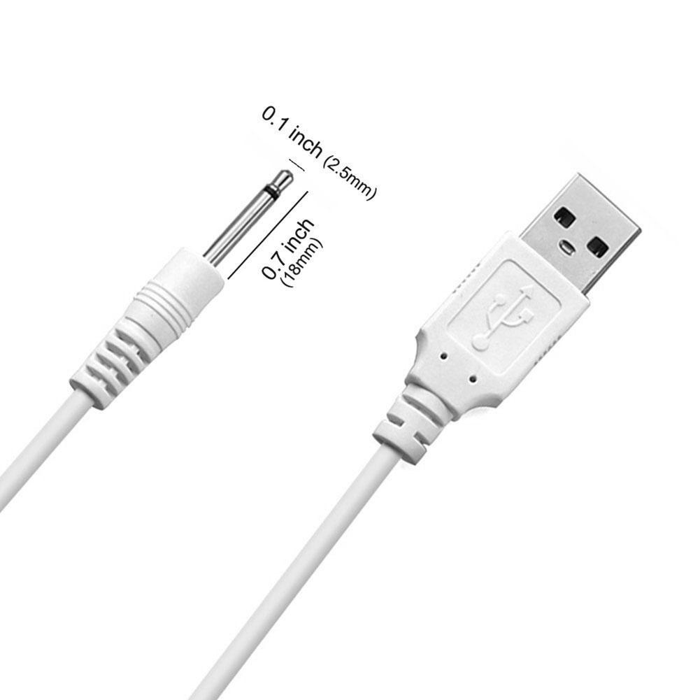 Dây Cáp Sạc USB DC 2.5 Dành Cho Máy Massage Đồ Chơi