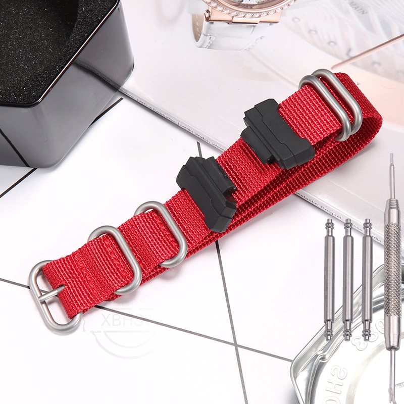Dây Đeo Nylon Cho Đồng Hồ Casio G-Shock 16mmies GA2100 GA700 GA400 SerGA100 GSL100 GW9400