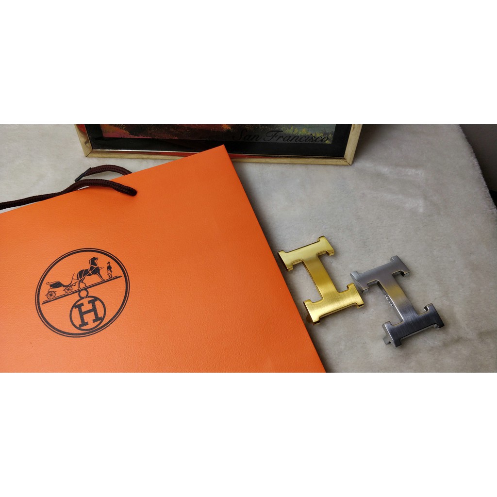 Thắt Lưng Thời Trang Cổ Điển Với Hai Khóa Cài Hộp Quà Tặng