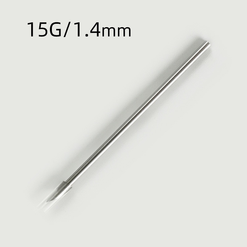 Bộ 100 Kim Xỏ Khuyên Tai / Mũi 12G / 13G / 14G / 15G / 16G Bằng Thép Không Gỉ 12G