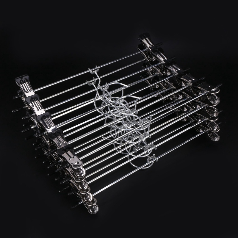 Set 20 Móc Treo Quần Áo Bằng Kim Loại Siêu Mỏng Tiết Kiệm Không Gian Chống Rỉ Sét