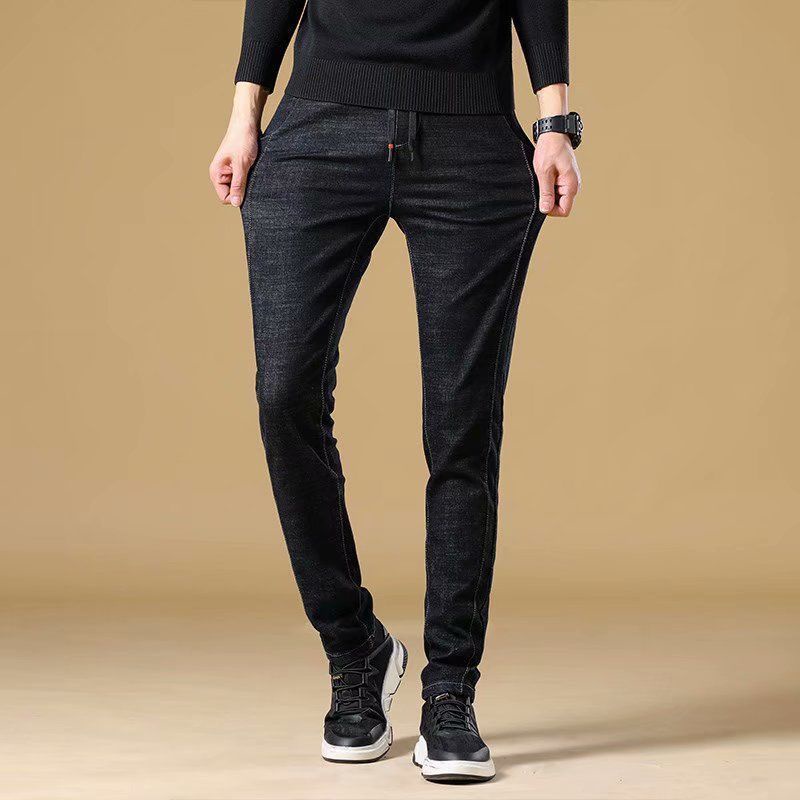 Quần Jean Dài Mỏng Lưng Thun Co Giãn