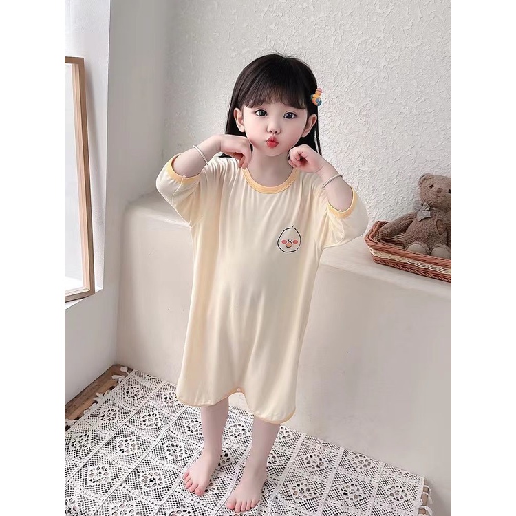 Đầm Ngủ Một Mảnh Mùa Hè 2023 Phong Cách Mới Cho Bé Gái