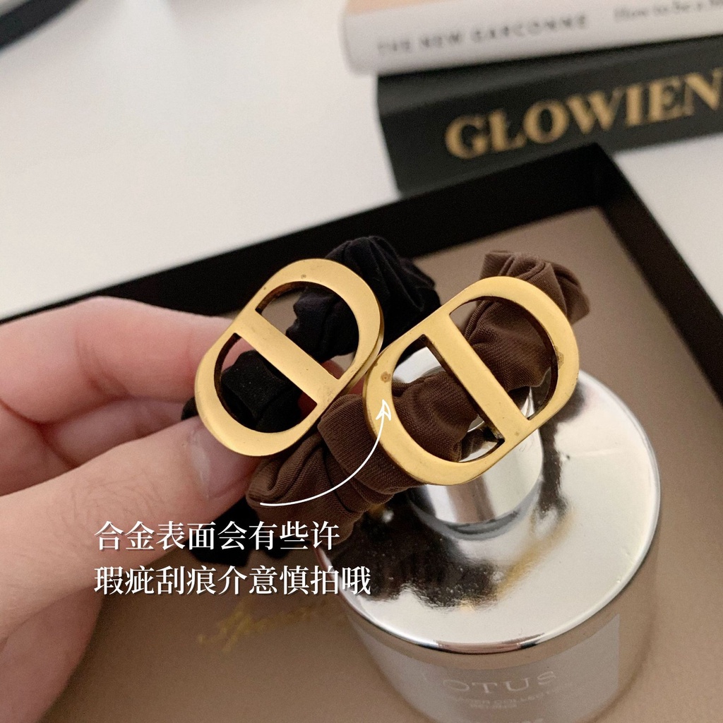 1 Dây Cột Tóc Tròn In Chữ c Phong Cách Hàn Quốc Thời Trang Cho Nữ