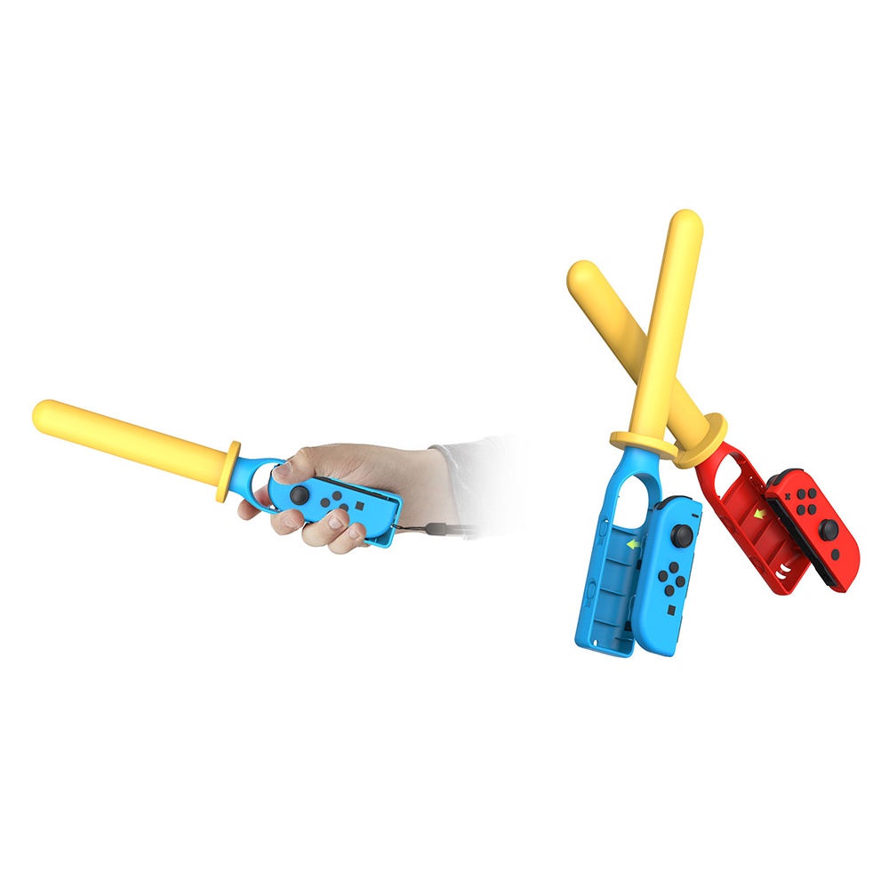 Bộ 2 Giá Đỡ Tay Cầm Chơi Game Switch OLED Lightsaber Cho NS Fencing Sport TNS-2128