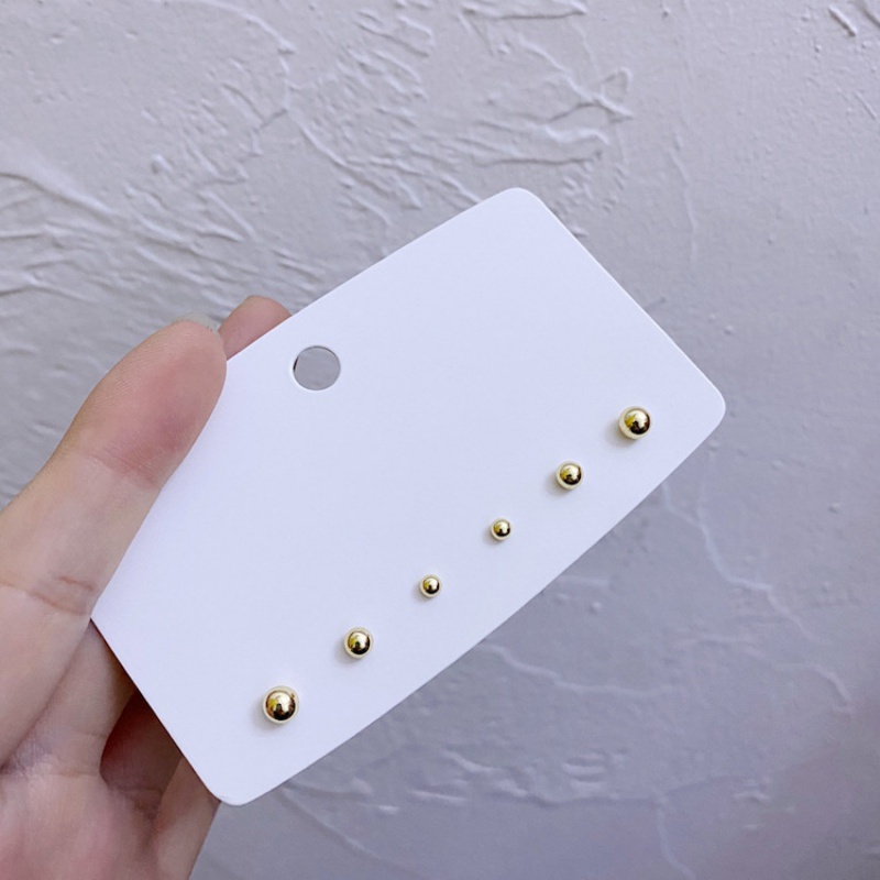 Bông Tai Mạ Bạc 925 Thiết Kế Đơn Giản Ngọt Ngào Thời Trang Theo Phong Cách Hàn Quốc