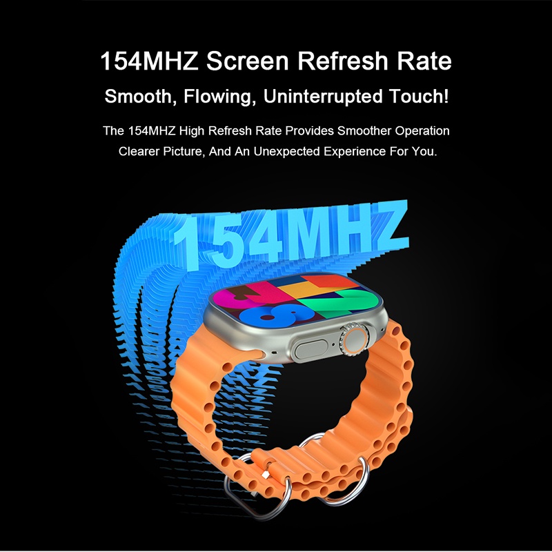 Đồng Hồ Thông Minh Ultra 9 MAX Màn Hình Oled 2.12inch 8 49mm 154MHZ NFC Có La Bàn Cho Nam Hk HK8 PRO MAX HK9 PRO