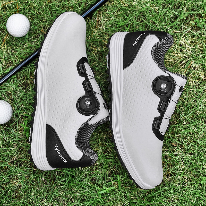 Giày Thể Thao Chơi Golf Chuyên Nghiệp Có Khóa Xoay Chống Trượt Chống Nước Size Lớn 37-46 Cho NamGiày slip On Chống Trượt Kiểu Dáng Đơn Giản Trẻ Trung
