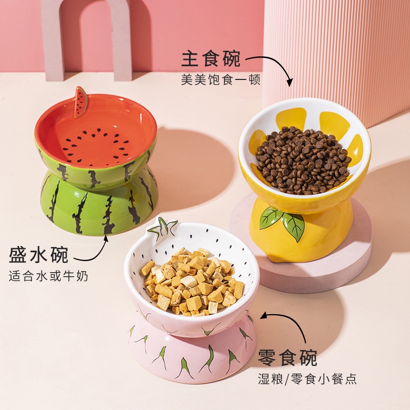 Tô Đựng Thức Ăn / Nước Uống Bằng Gốm Sứ Dành Cho Thú Cưng
