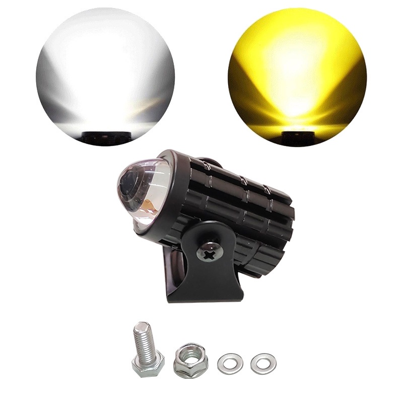 Set 2 Đèn Pha LED H6 BA20D H4 Mini Chống Thấm Nước Dành Cho Xe Mô Tô