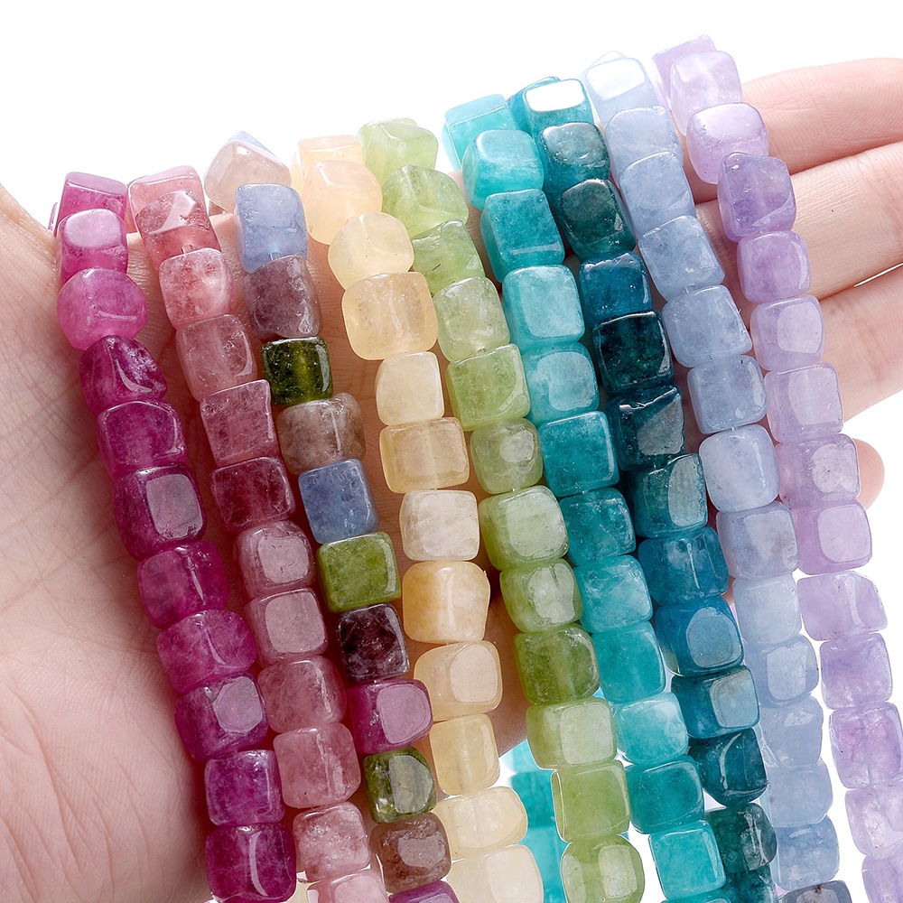 Chuỗi Hạt Đá Vuông 4mm Xinh Xắn
