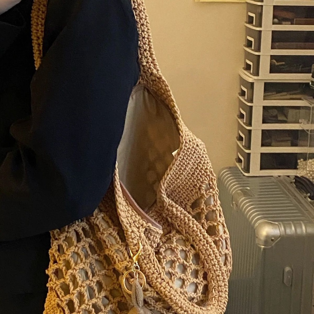 Túi Xách Đan Rơm Thời Trang Hàn Quốc Mới 2023 Cho Nữ