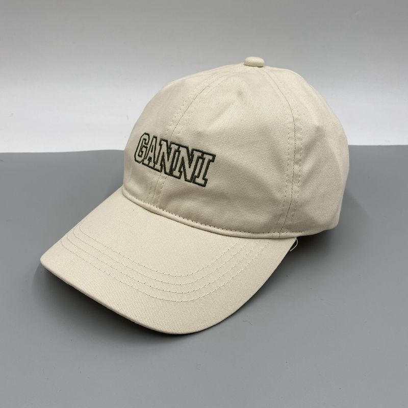 Mũ Lưỡi Trai Thêu logo Mới Phong Cách GANNI Thời Trang Cho Nam Và Nữ