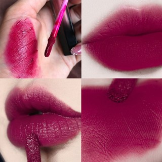 Son môi màu tím mận mận / cherry / tím / đỏ cherry có thể tái sử dụng cho học sinh