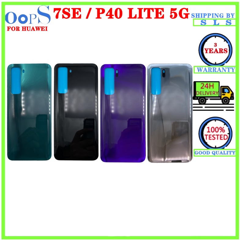 Lưng Ốp Điện Thoại Mặt Kính + Nắp lens Thay Thế Chuyên Dụng Cho huawei nova 7 se 7se / p40 lite 5g