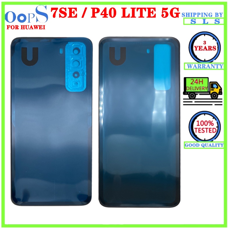 Lưng Ốp Điện Thoại Mặt Kính + Nắp lens Thay Thế Chuyên Dụng Cho huawei nova 7 se 7se / p40 lite 5g