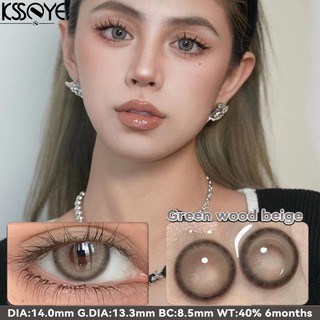 Kính áp tròng cận thị (xếp hạng 0-8.00) 14.0mm Kính áp tròng thời trang Hàn Quốc tự nhiên Sinh viên Phụ kiện làm đẹp Phụ kiện tiếp xúc