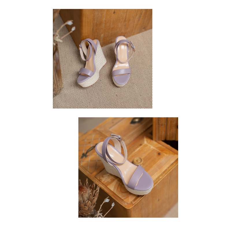 Giày Sandal Đế Xuồng Phẳng Chống Nước Mẫu Mới 2023 Phong Cách Mùa Hè Cho Cô Dâu