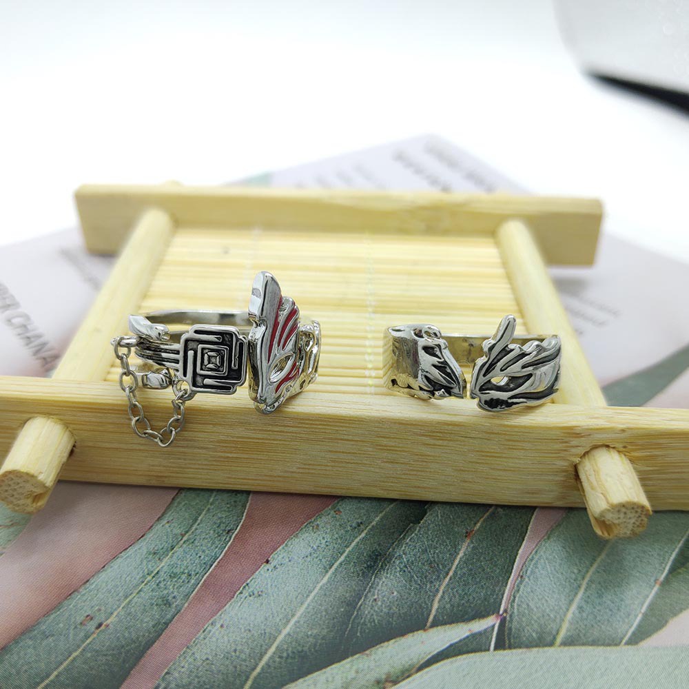 Nhẫn Hở Hóa Trang Nhân Vật Hitsugaya Toushirou Bằng Hợp Kim Có Thể Điều Chỉnh