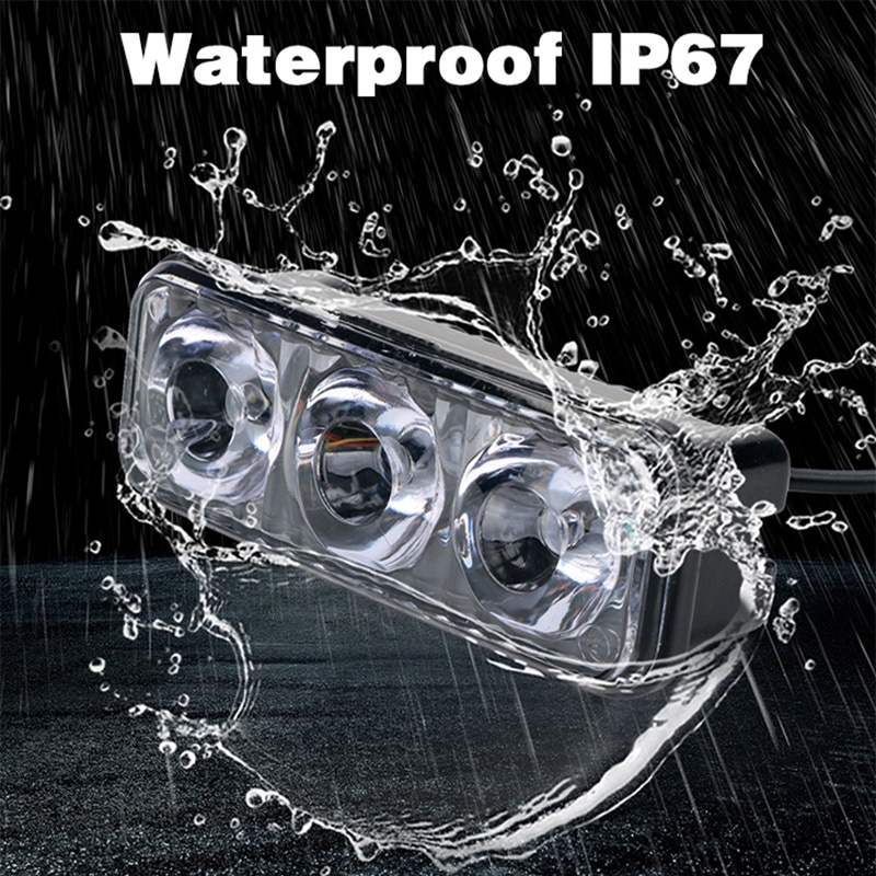 Đèn LED DRL 12V 6000k Chống Thấm Nước Chất Lượng Cao Dành Cho Xe Hơi