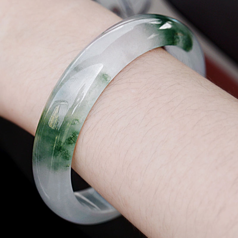 Vòng Tay Ngọc Bích Tự Nhiên Nhiều Màu Sắc Cho Nữ