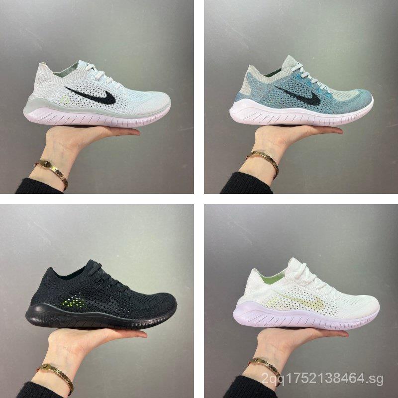 Giày Chạy Bộ Free RN FLYKNIT 2018 Barefoot 5.0 Hai Hàng Nút Thời Trang Cho Nam Và Nữ