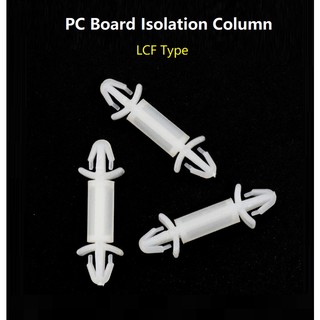 100Pcs PCB Isolation Column LCF Series Double-Head Nylon Spacer 3mm Circuit Board Bracket Support Column Fixed Column Cột Hai Đầu Cách Ly PCB LCF 3mm
