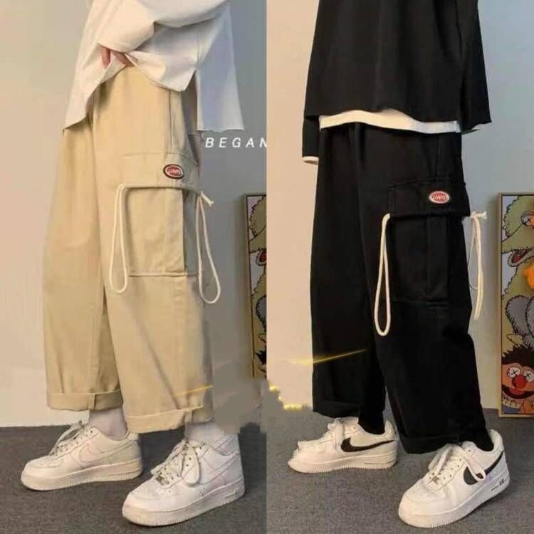 Quần ống rộng Phong Cách Hàn Quốc Thời Trang Xuân Hè Cho Nam
