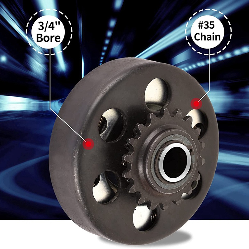 Khớp Ly Hợp Tự Động 35 Mắt Xích 3 / 4 Inch 18 Răng 19.05mm Chuyên Dụng Cho Xe Đạp Kart