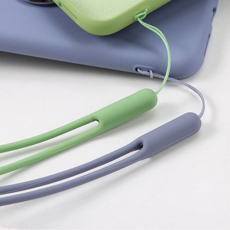 Dây Đeo Điện Thoại / Chìa Khóa / Máy Ảnh Bằng Silicon Họa Tiết Dễ Thương Tiện Dụng