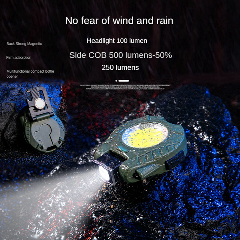 1set Đèn Kẹp Đa Năng Có Thể Sạc Lại Tiện Dụng