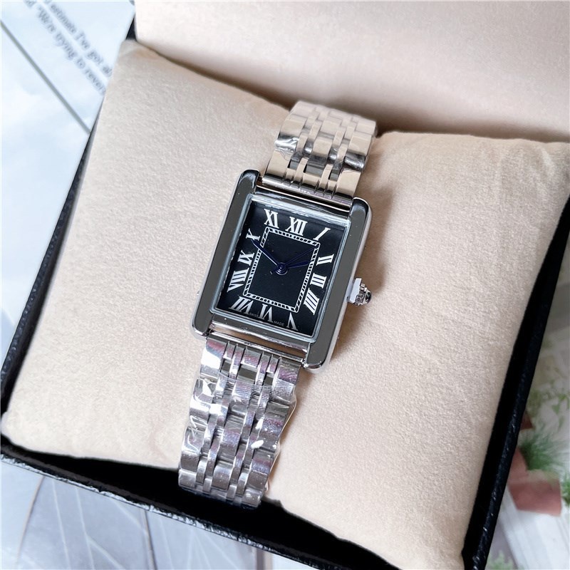 Đồng Hồ Đeo Tay Thời Trang Dây Thép 27mm Dành Cho Nữ