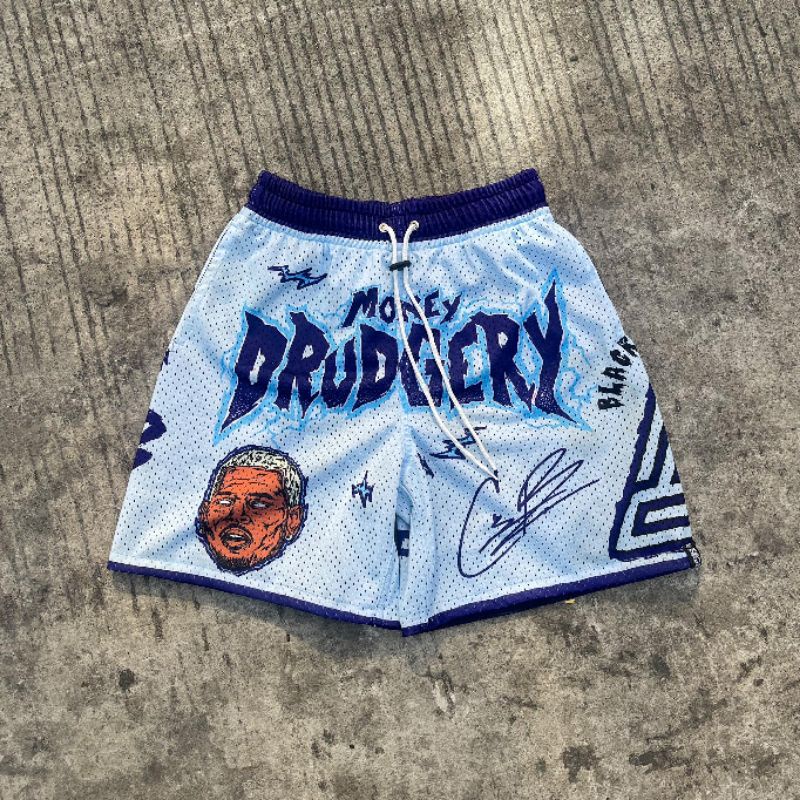 Moneydrudgery Chris Brown Lưới Ngắn