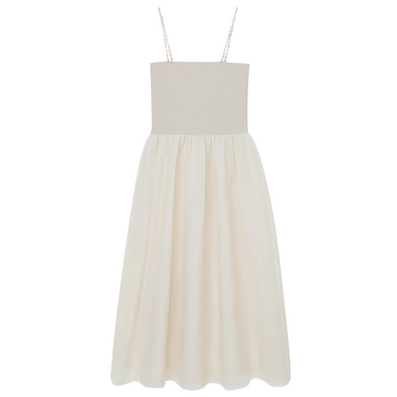 Cozok Đầm Không Tay Phối Lưới Gợi Cảm Thời Trang