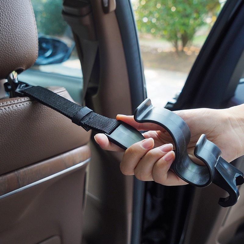 Móc Treo Dù Gắn Sau Lưng Ghế Xe Hơi Đa Năng Tiện Dụng