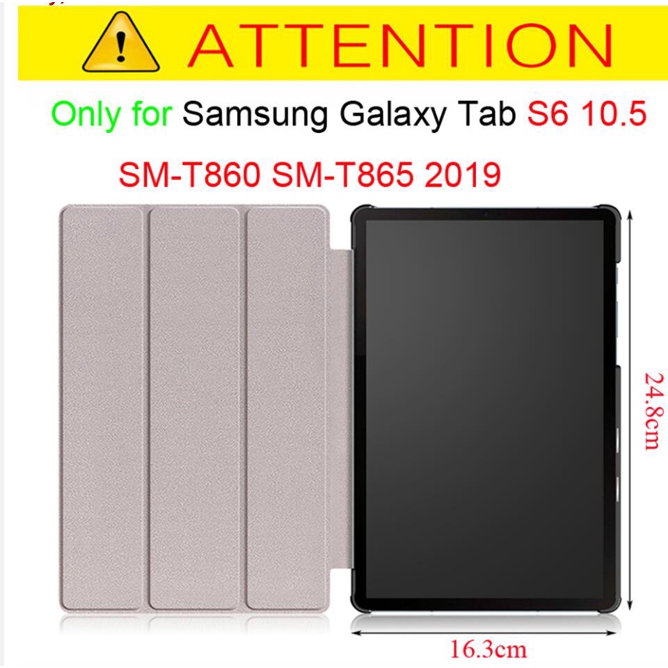 Bao Da Máy Tính Bảng Từ Tính Thông Minh Cho Samsung Galaxy Tab S6 2019 T860 T865 10.5 Samsung Tab S6 SM-T860 SM-T865 Ốp