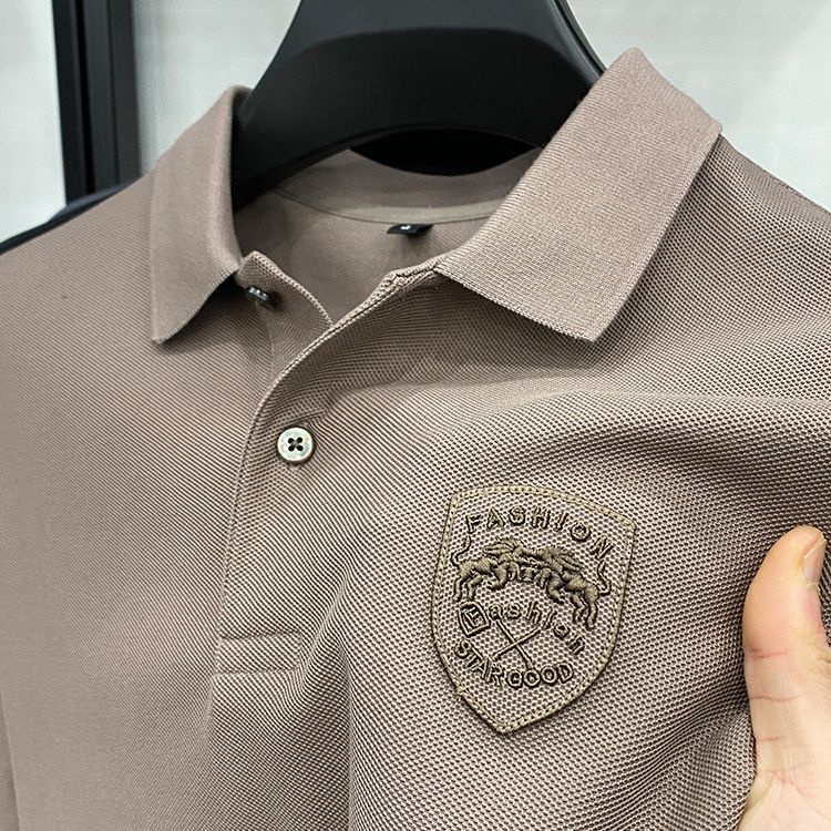 Áo Thun Polo Ngắn Tay Màu Sắc Thời Trang Dành Cho Nam