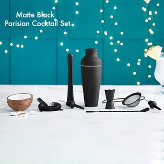 8 Pack Cocktail Shaker For Mixing Alcoholic Drinks Bartender Set With Shaker