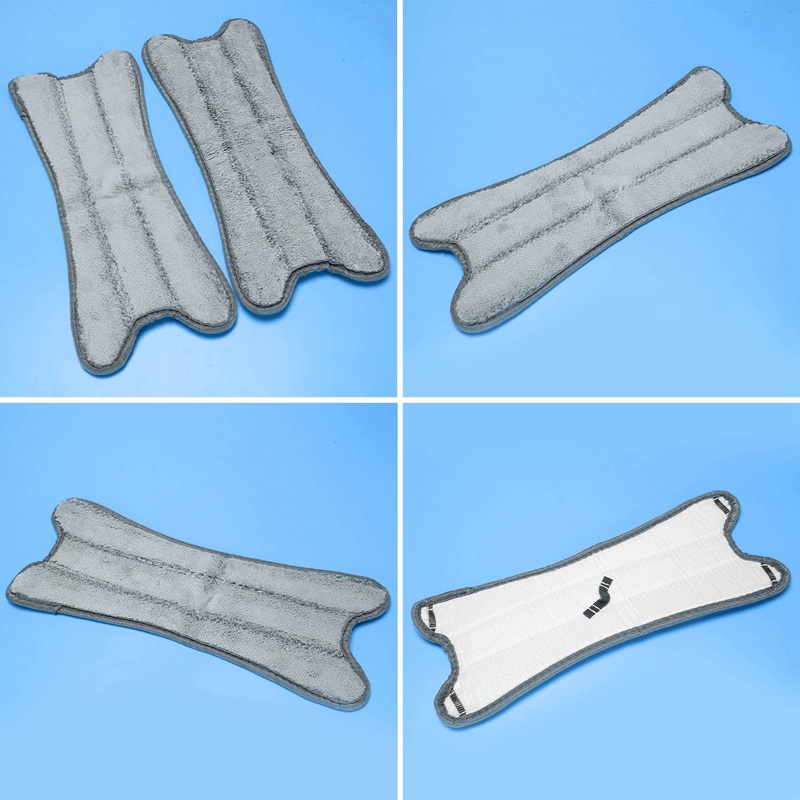 1 Bộ 2 Miếng Vải Lau Sàn Hình Chữ X Thay Thế Cho Cây Lau Nhà