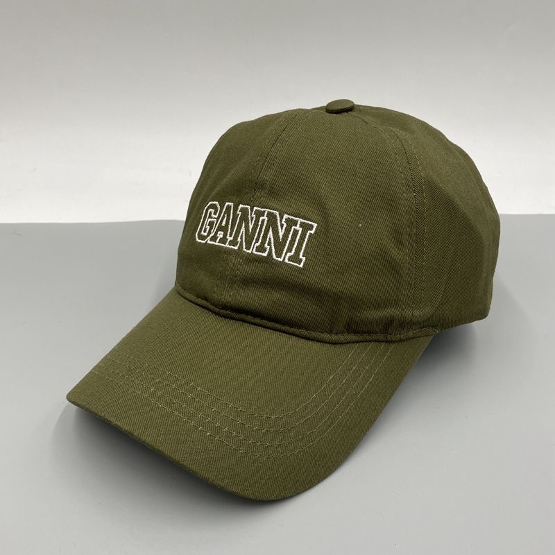 Mũ Lưỡi Trai Thêu logo Mới Phong Cách GANNI Thời Trang Cho Nam Và Nữ