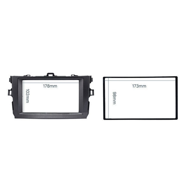 Phụ Kiện Bảng Điều Khiển Radio DVD Cho Xe Hơi Ford Fiesta Focus 1998-2006 2008-2010 Toyota Corolla