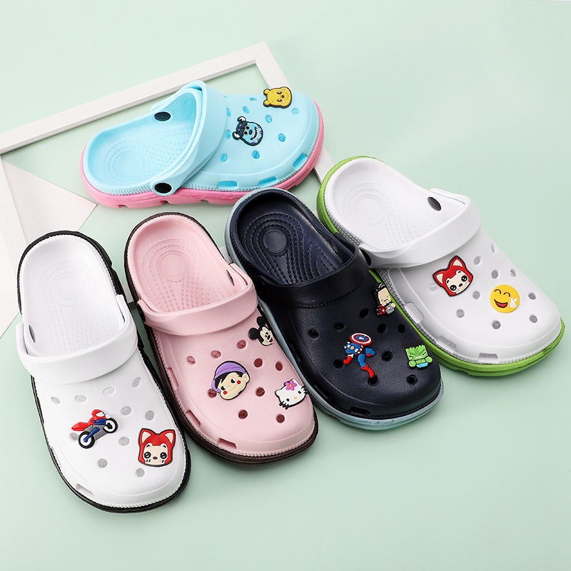 Giày Đục Lỗ Đế Dày Chống Trượt Mùa Hè Dễ Thương Cho Nữ Sinh