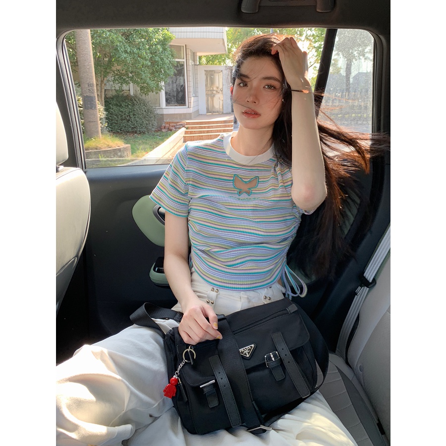 Áo Thun Cotton Tay Ngắn In Hình Đồ Họa Phong Cách Hàn Quốc Mẫu Mới 2023 Thời Trang Cho Nữ