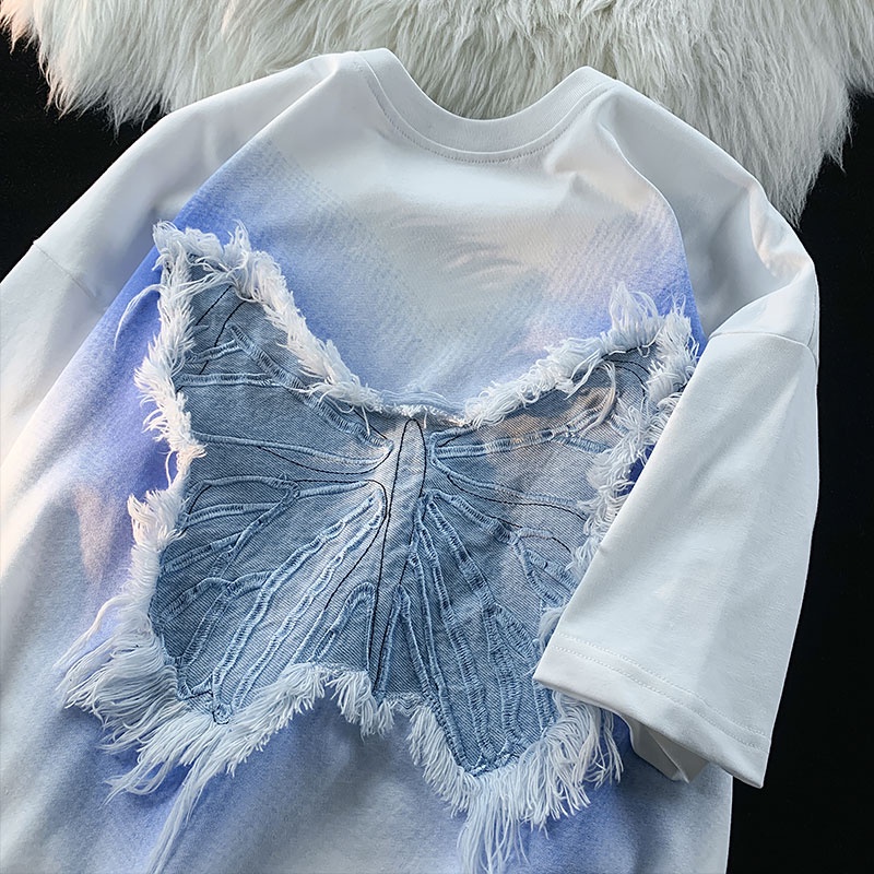 Áo Thun Cotton Tay Ngắn In Hình Đồ Họa Phong Cách Hàn Quốc Mẫu Mới 2023 Thời Trang Cho Nữ