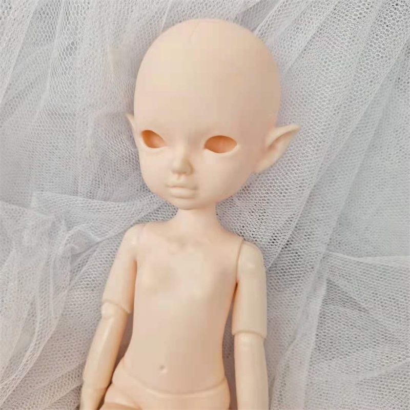 Búp Bê Bjd 23cm 15 Khớp Động Dễ Thương Không Có Trang Điểm Và Bóng Mắt 12MM