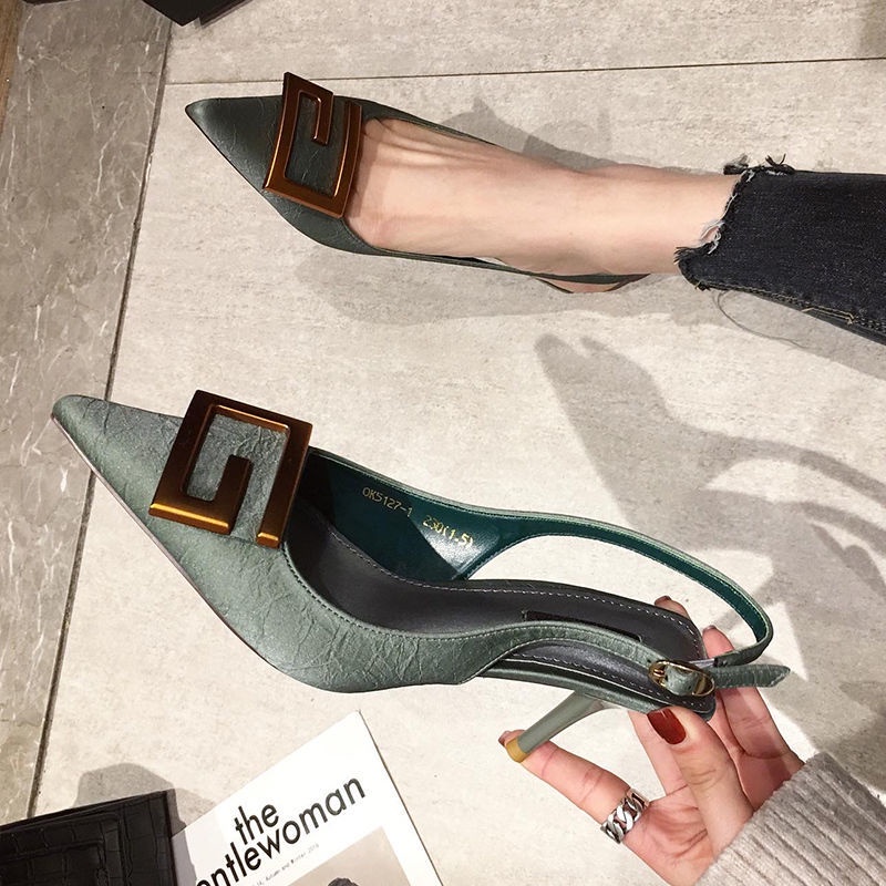 Giày Cao Gót Mũi Nhọn Thanh Lịch Thời Trang Cho Nữ