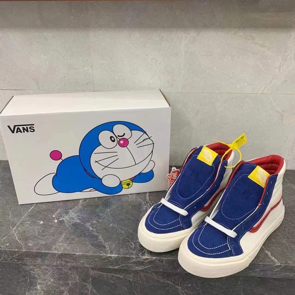 VANS Giày Thể Thao Nam Nữ Sk8-Hi In Hình Doraemon Thời Trang Hàn