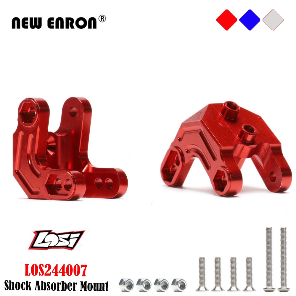 Bộ giảm xóc đa năng phía trước 2Pc Bộ giảm xóc gắn hợp kim LOS244007 Cho Bộ phận ô tô RC Losi 1/8 LMT Truck Truck Truck Digger rắn
