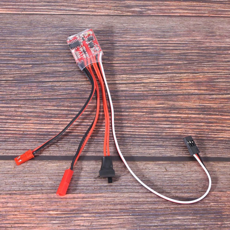 Bộ Điều Khiển Tốc Độ Động Cơ Chổi Than 20A ESC Cho Xe Hơi, Xe Tải,